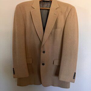 Jos A Bank Camel Hair Sport Coat Blazer 44R
